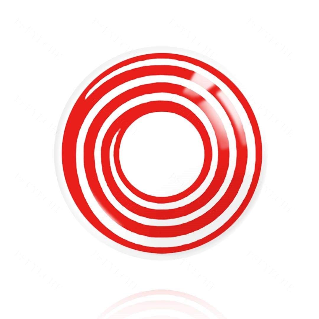 Red Spiral eye lenses