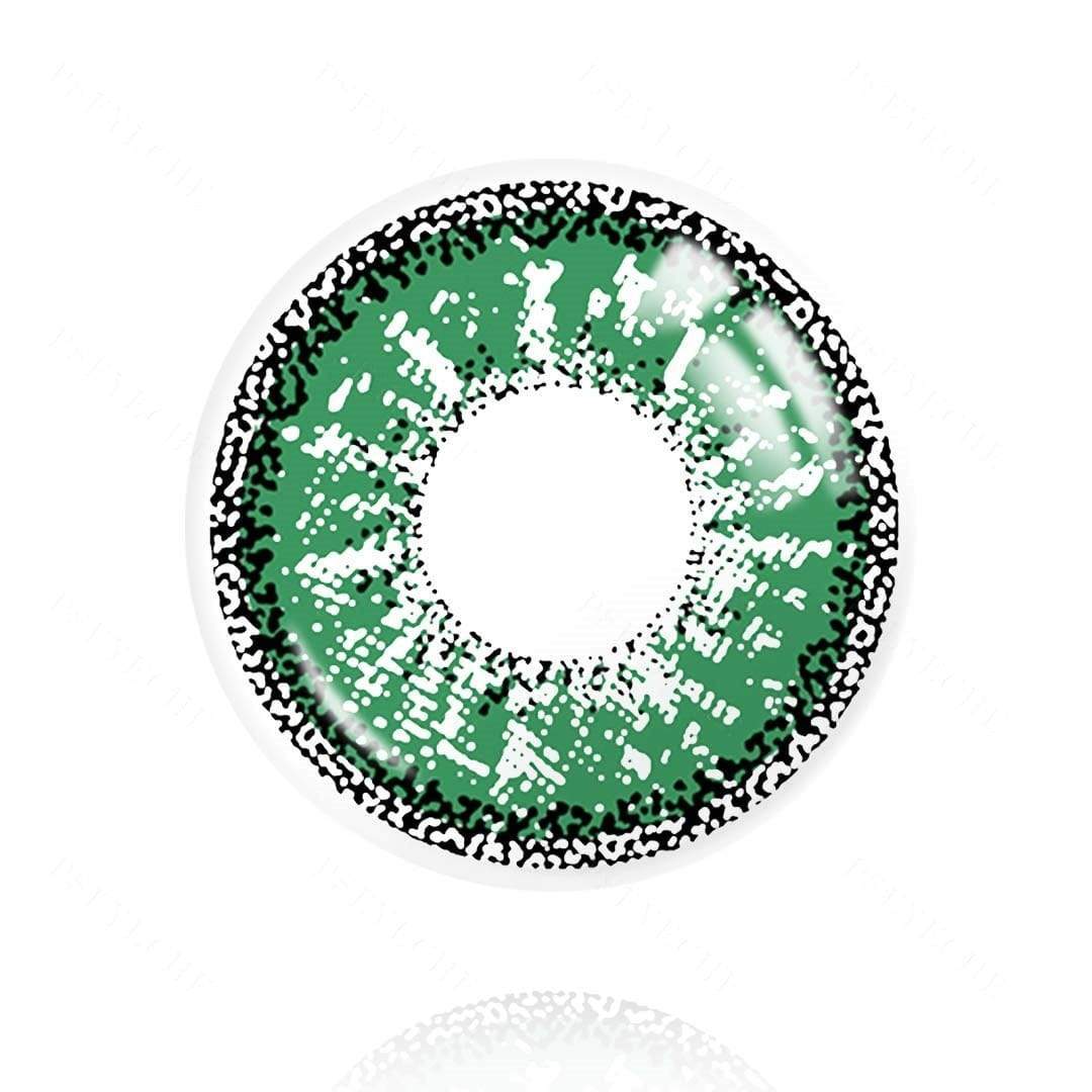 Dolly Green eye lenses