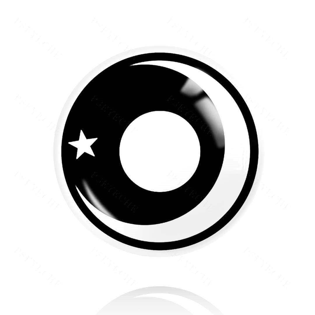 White Galaxy eye lenses