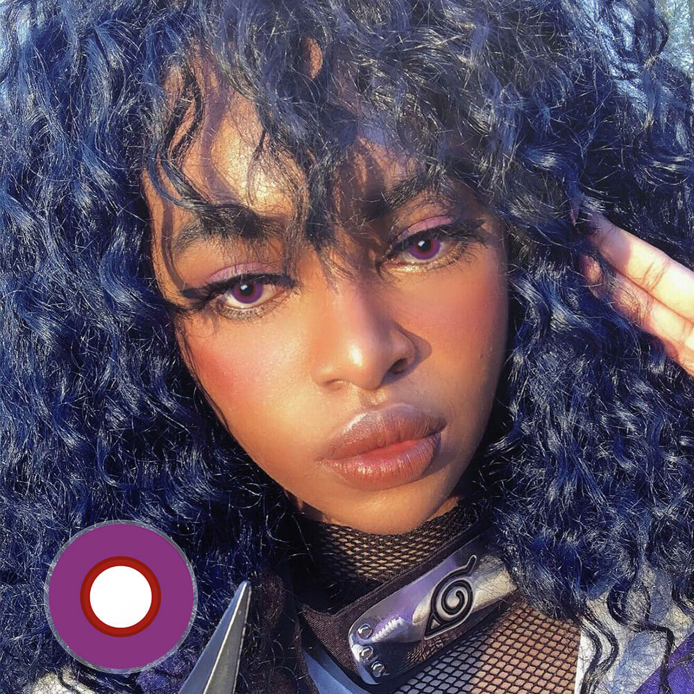 Purple Circle Contacts for cosplay