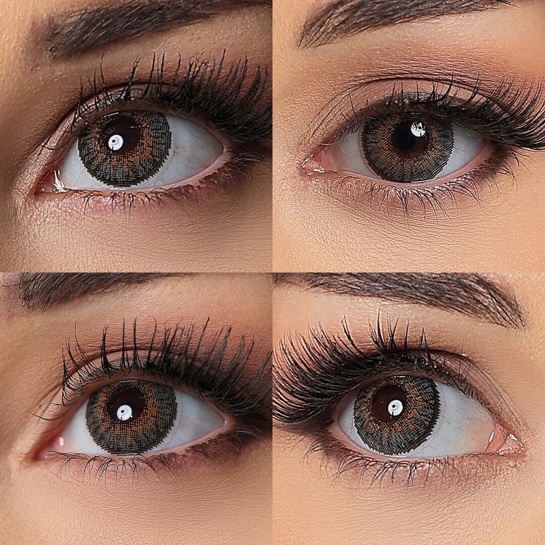 3 tone gray contacts for dark eyes