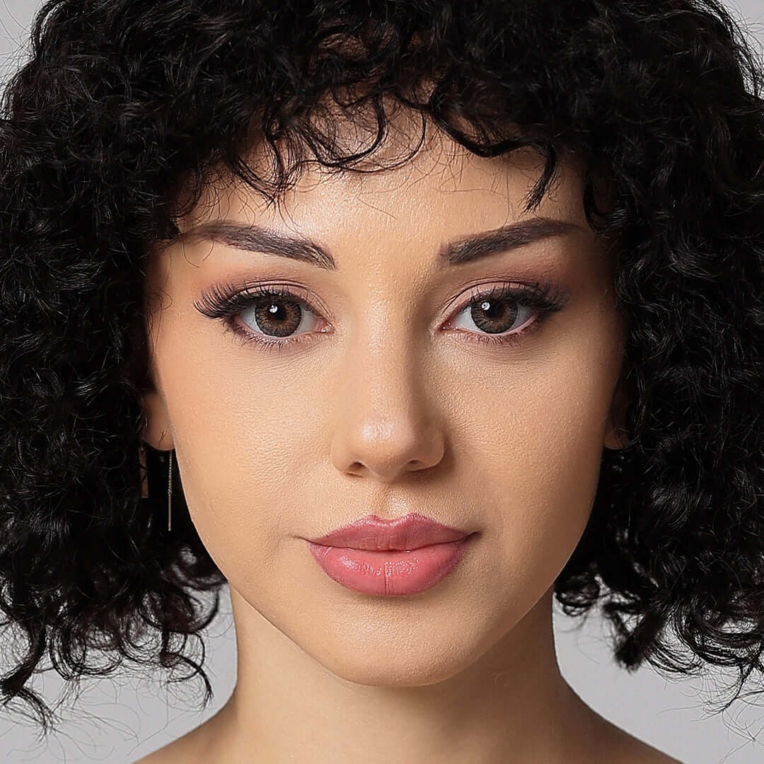 3 tone gray contacts on brown eyes