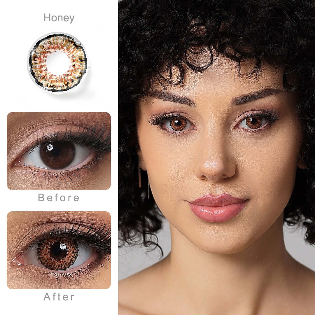 3 tone honey contacts