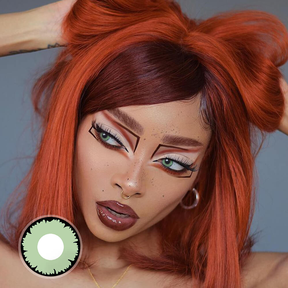Angelic Green Contacts for cosplay
