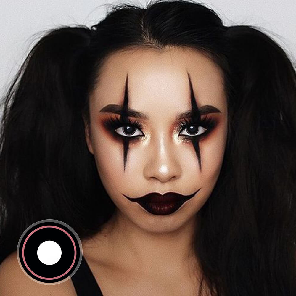 Pink Rim Contacts for cosplay