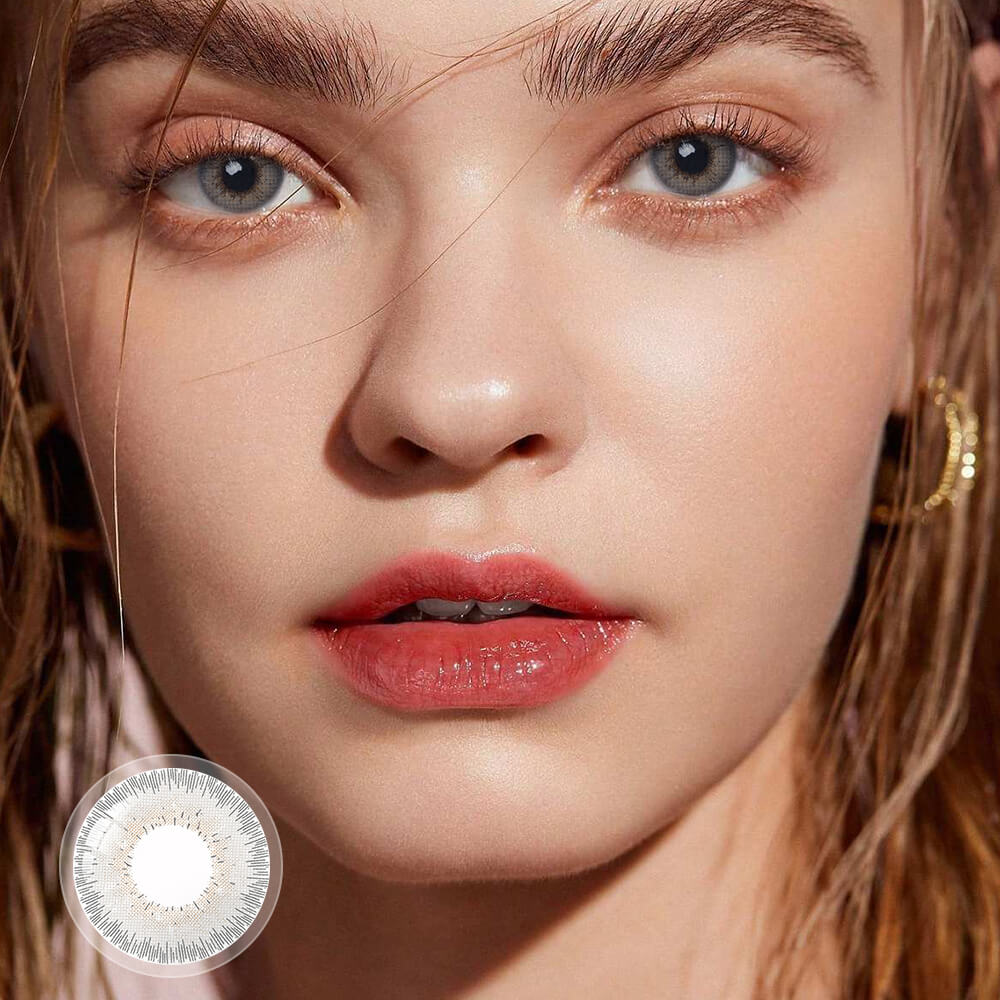 Bellalens Gray Beige Colored Contacts