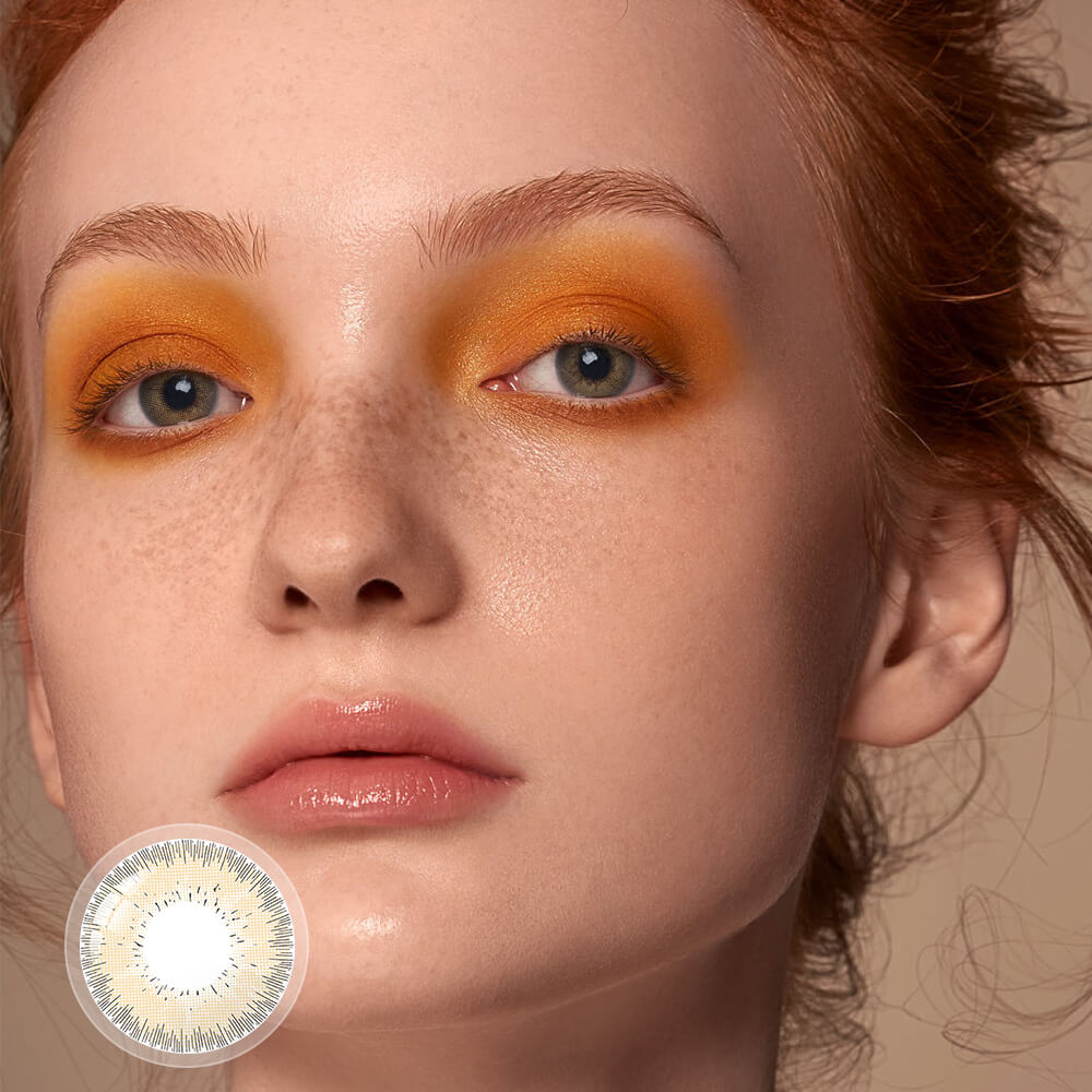 Bellalens Silk Gold Colored Contact Lenses