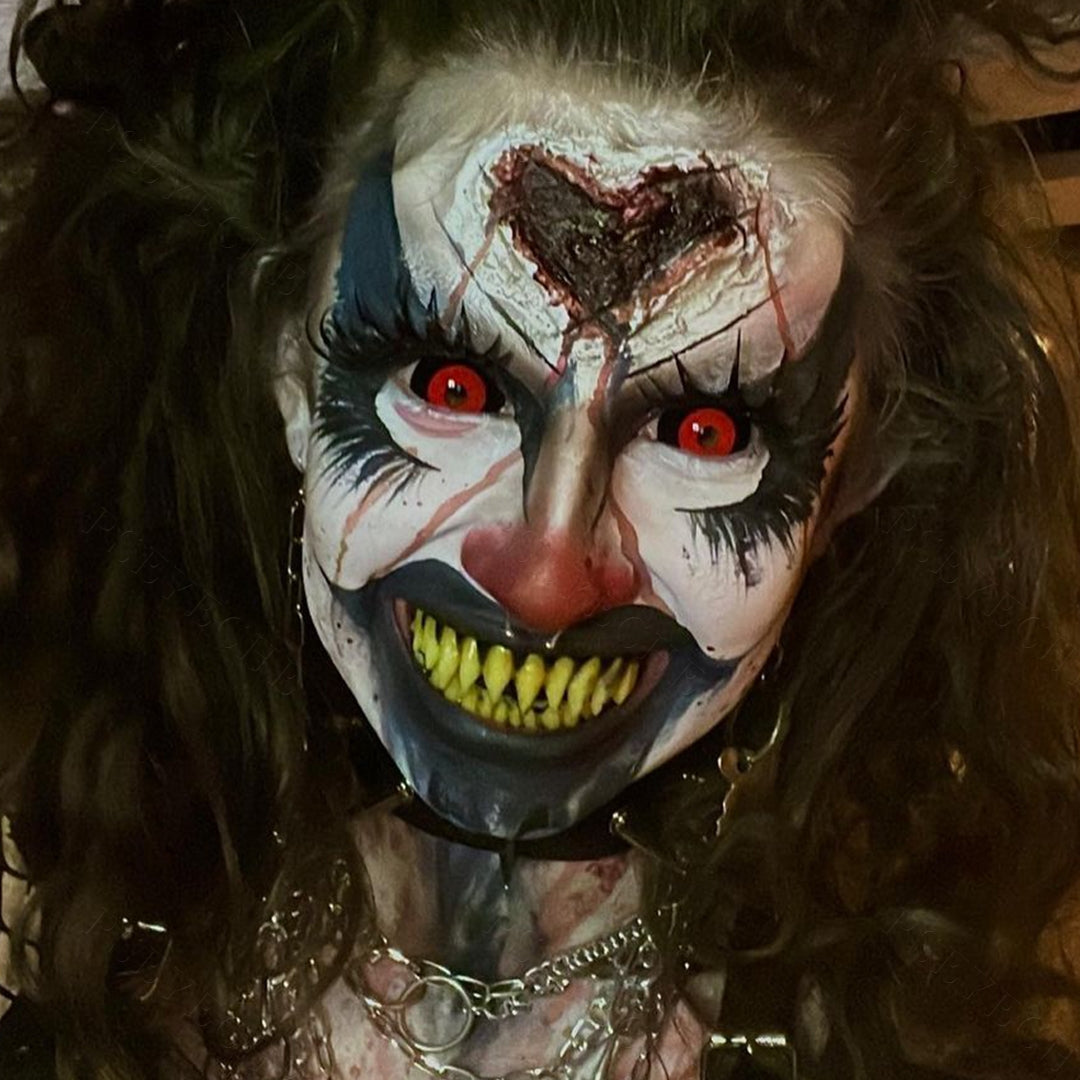 Black Ring Red Sclera Contact Lenses