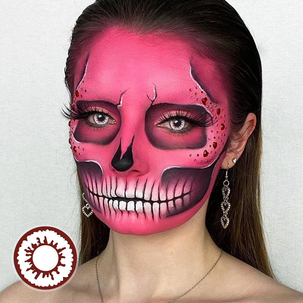 Brown Solar Costume contacts for halloween cosplay