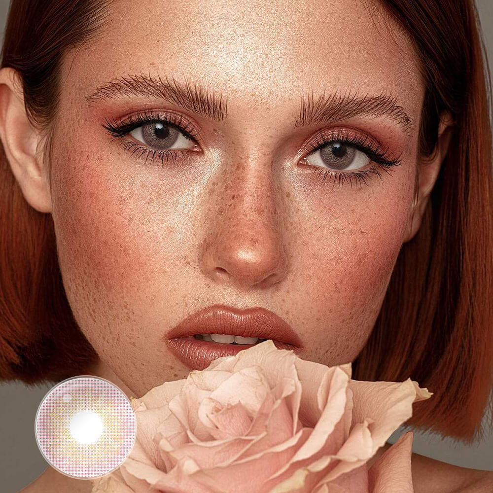 Cloud Pink Colored Contacts