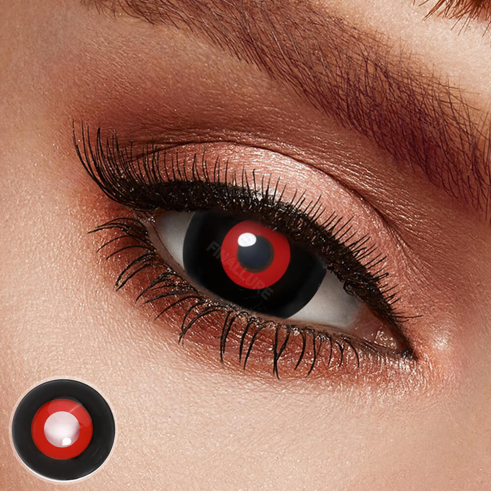 Tokyo Ghoul Mini Sclera Contacts Black Red Cosplay Lenses FINALLURE tokyo-ghoul-mini-sclera-contacts-black-red-cosplay-lenses-finallure