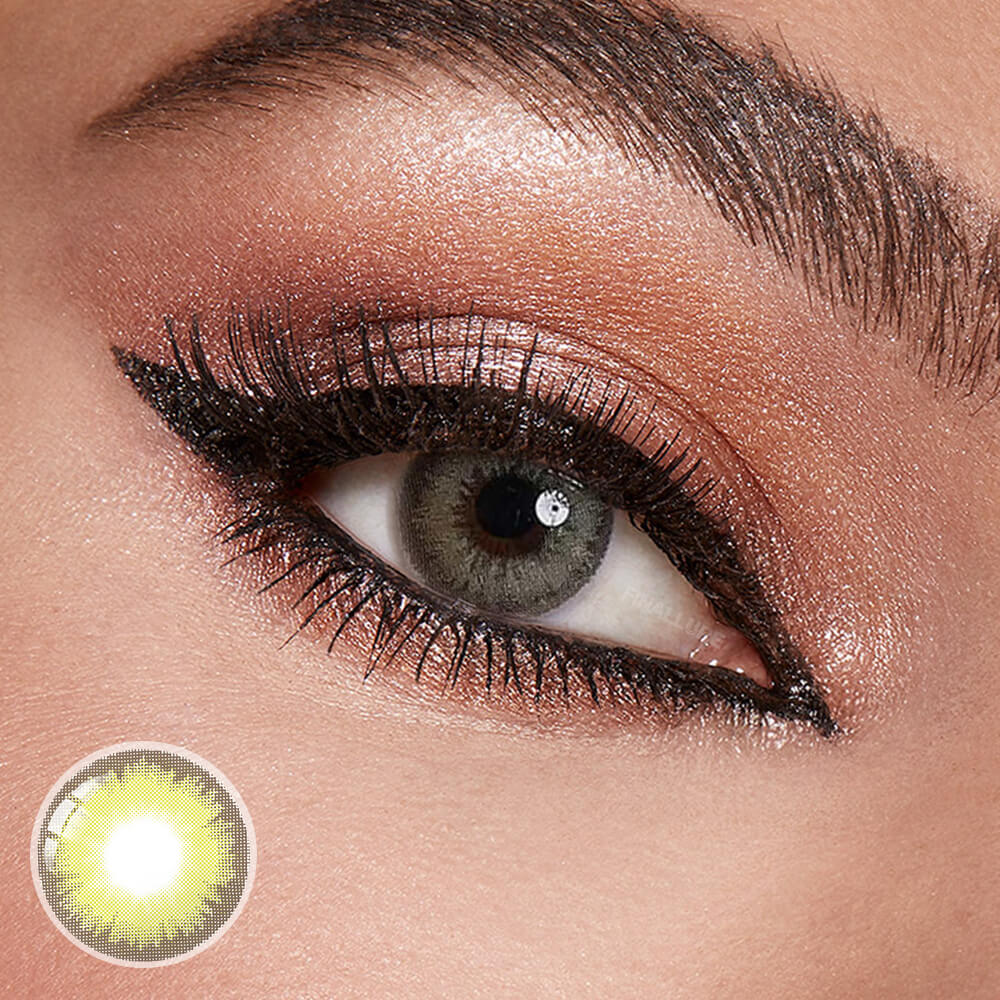 Diamond Caribbean Green Colored Contact Lenses