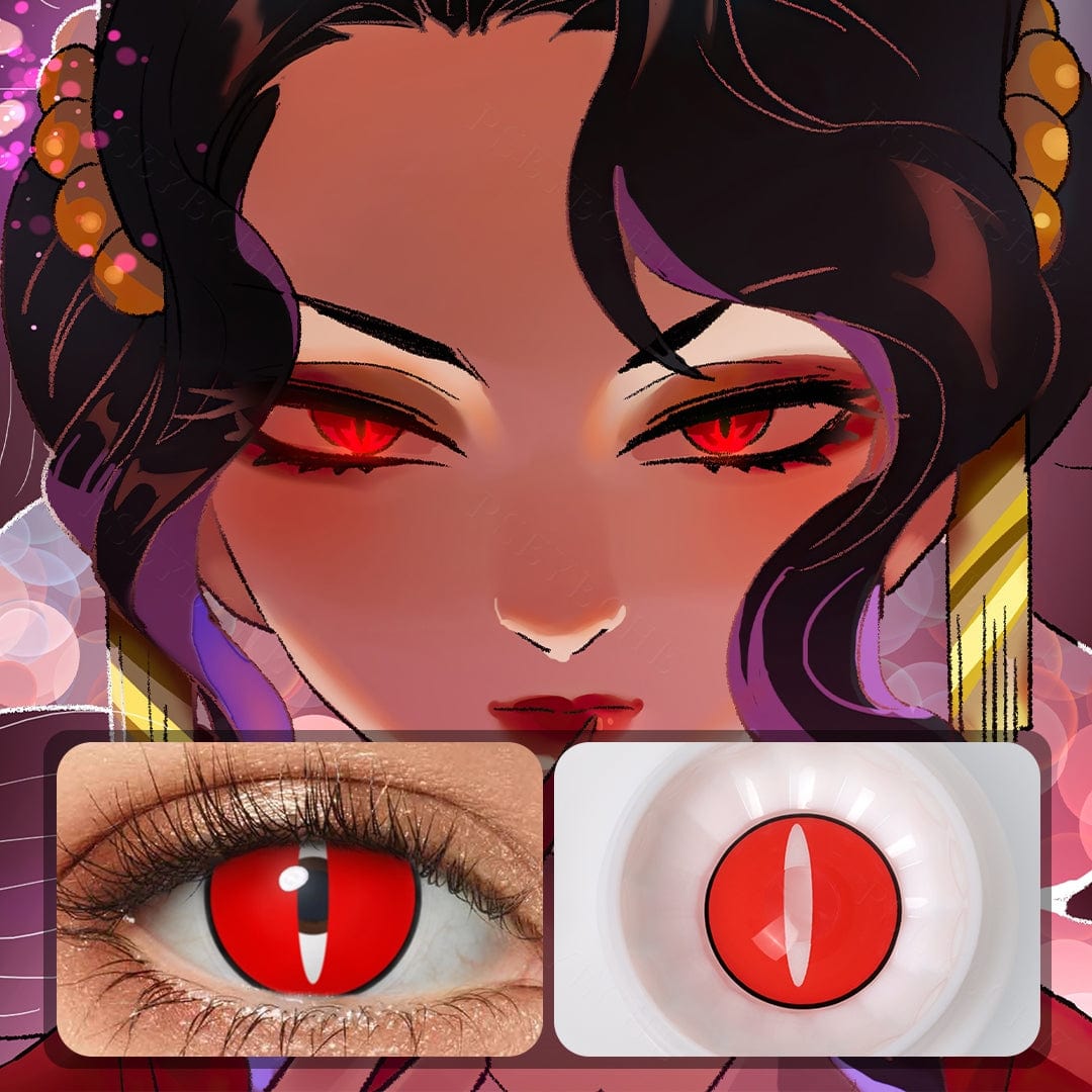 Female Muzan Kibutsuji Eyes Contacts for anime cosplay