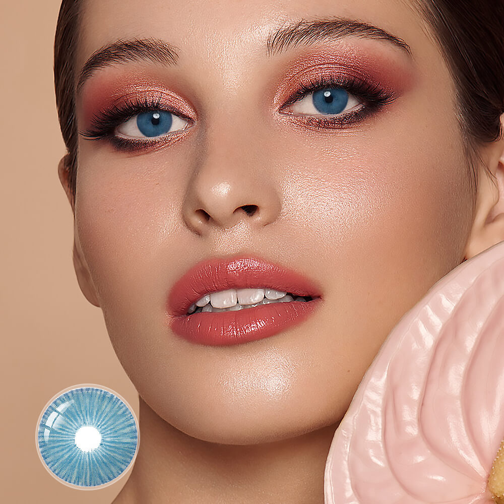 Fiesta Blue Colored Contacts