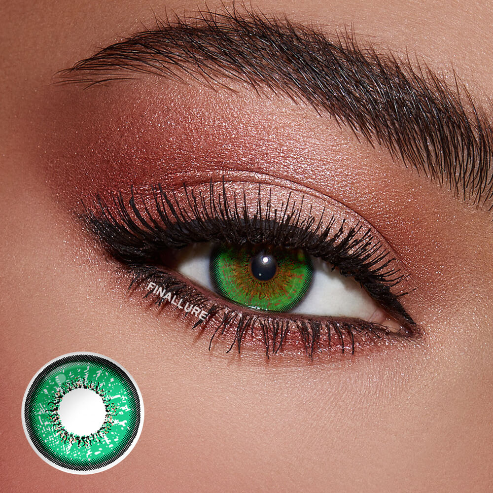 Flame Green Colored Contact Lenses