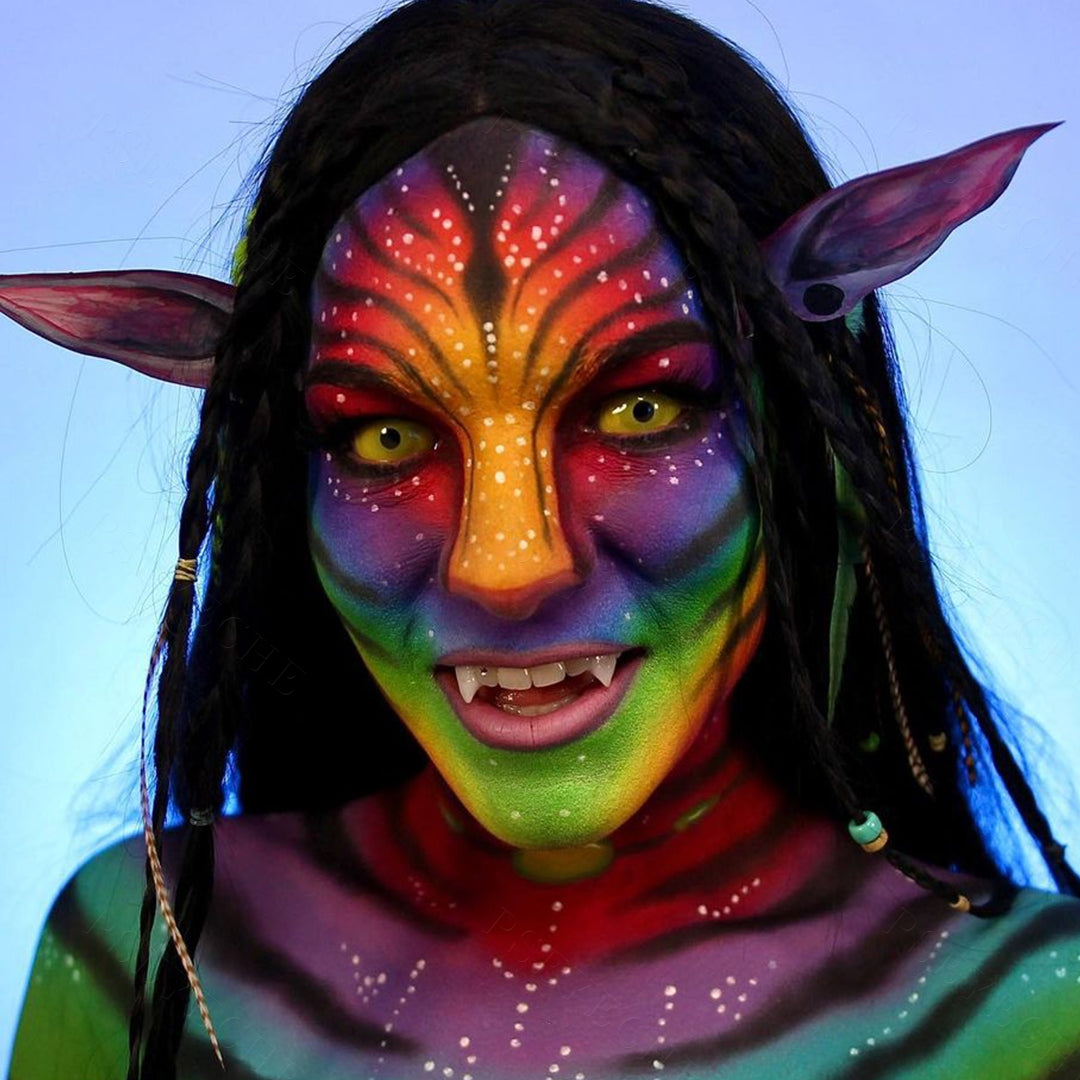 Full eye Yellow Sclera Contacts for costume cosplay