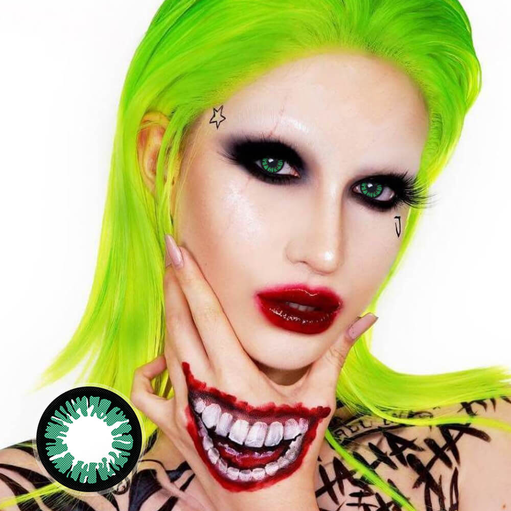 Glamor Green eye cosmetic Contacts for Cosplay