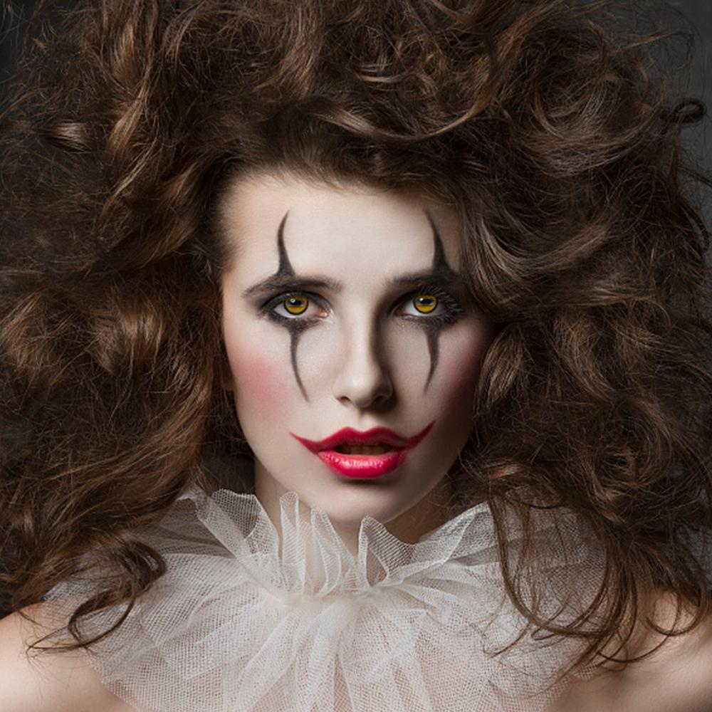 Goat Eye Cosmetic Contacts for Halloween Cosplay