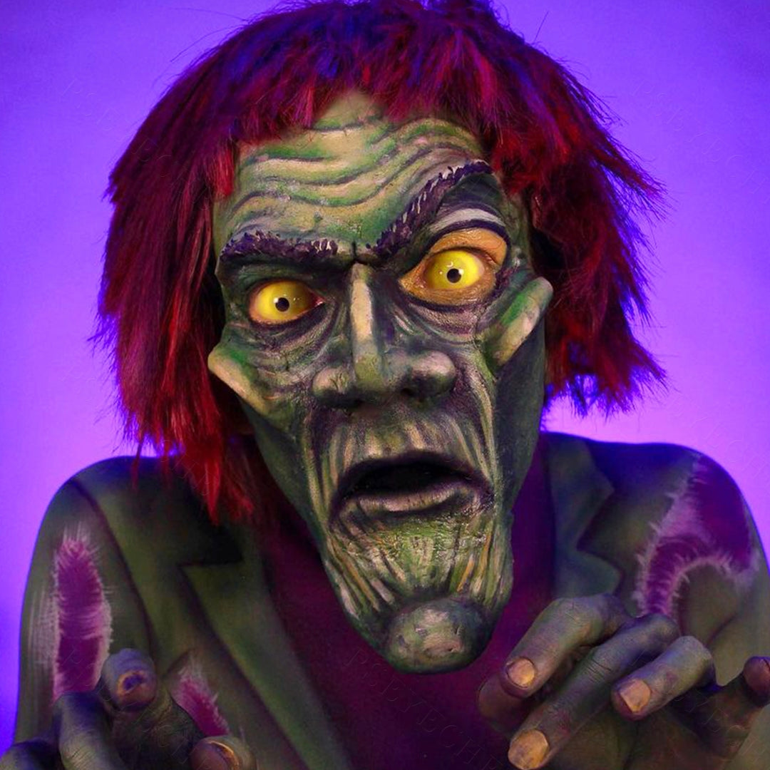 Halloween Full Yellow Sclera Contact Lenses for cosplay