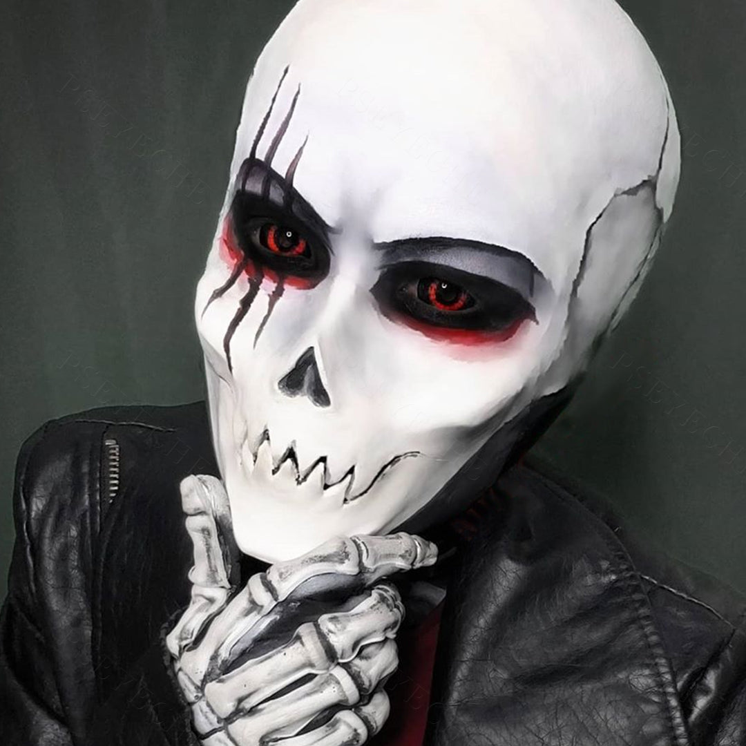 Halloween Red Shock Sclera Contacts for cosplay