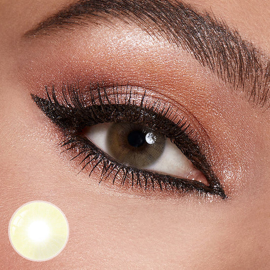 Hidrocor Amber Colored Contact Lenses