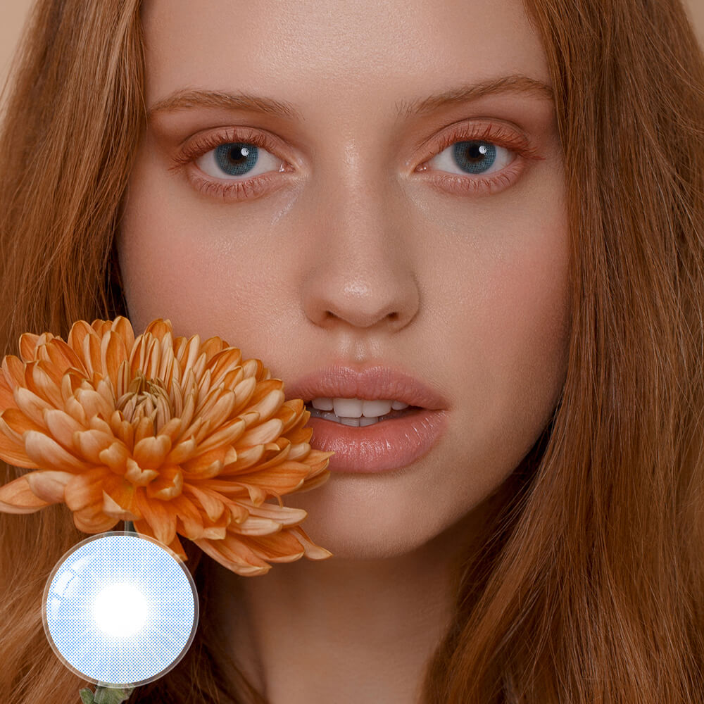 Hidrocor Azul Blue Colored Contact Lenses for daily wear