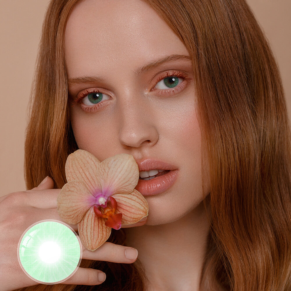 Hidrocor Verde Green Colored Contact Lenses