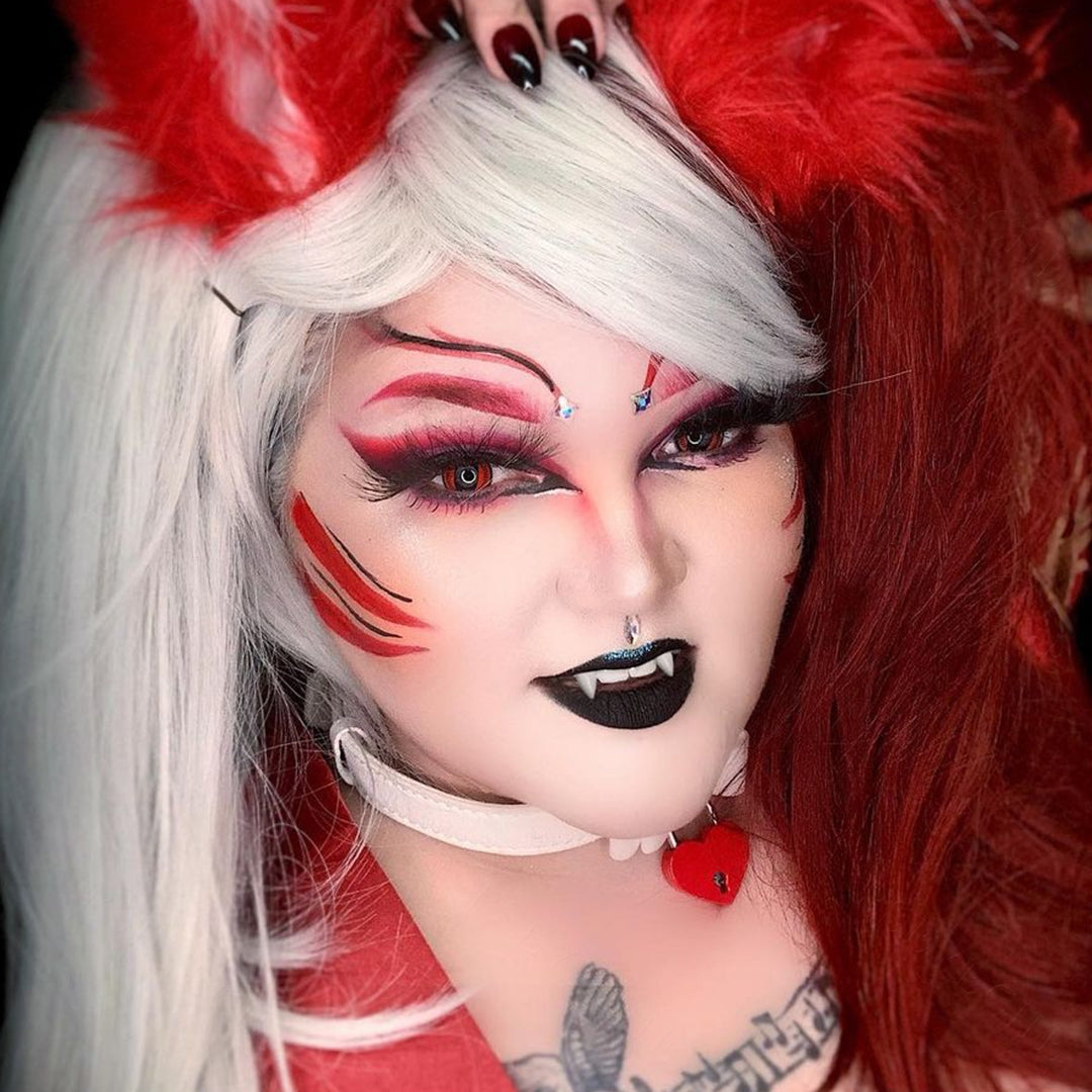 Naruto Nine Tails Eye Cosmetic contacts for Halloween Costume