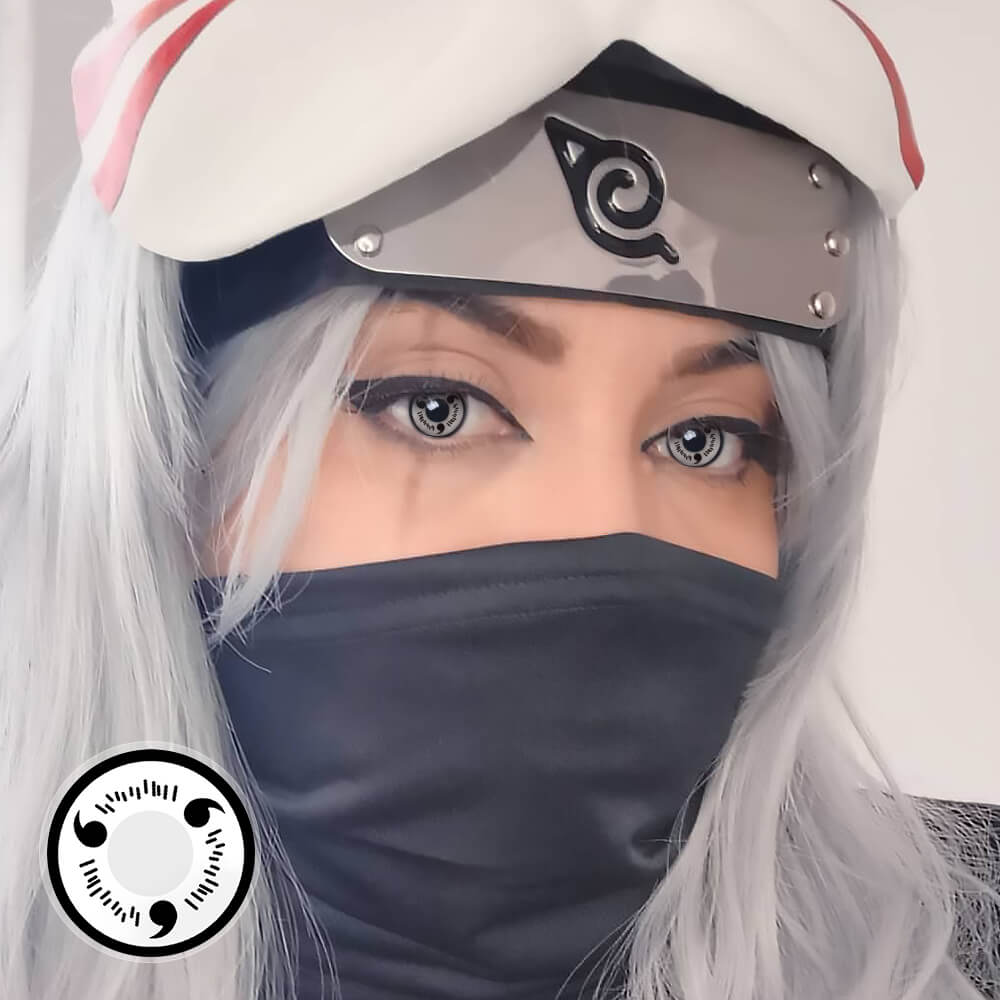 Naruto Sharingan Cosplay White Contacts