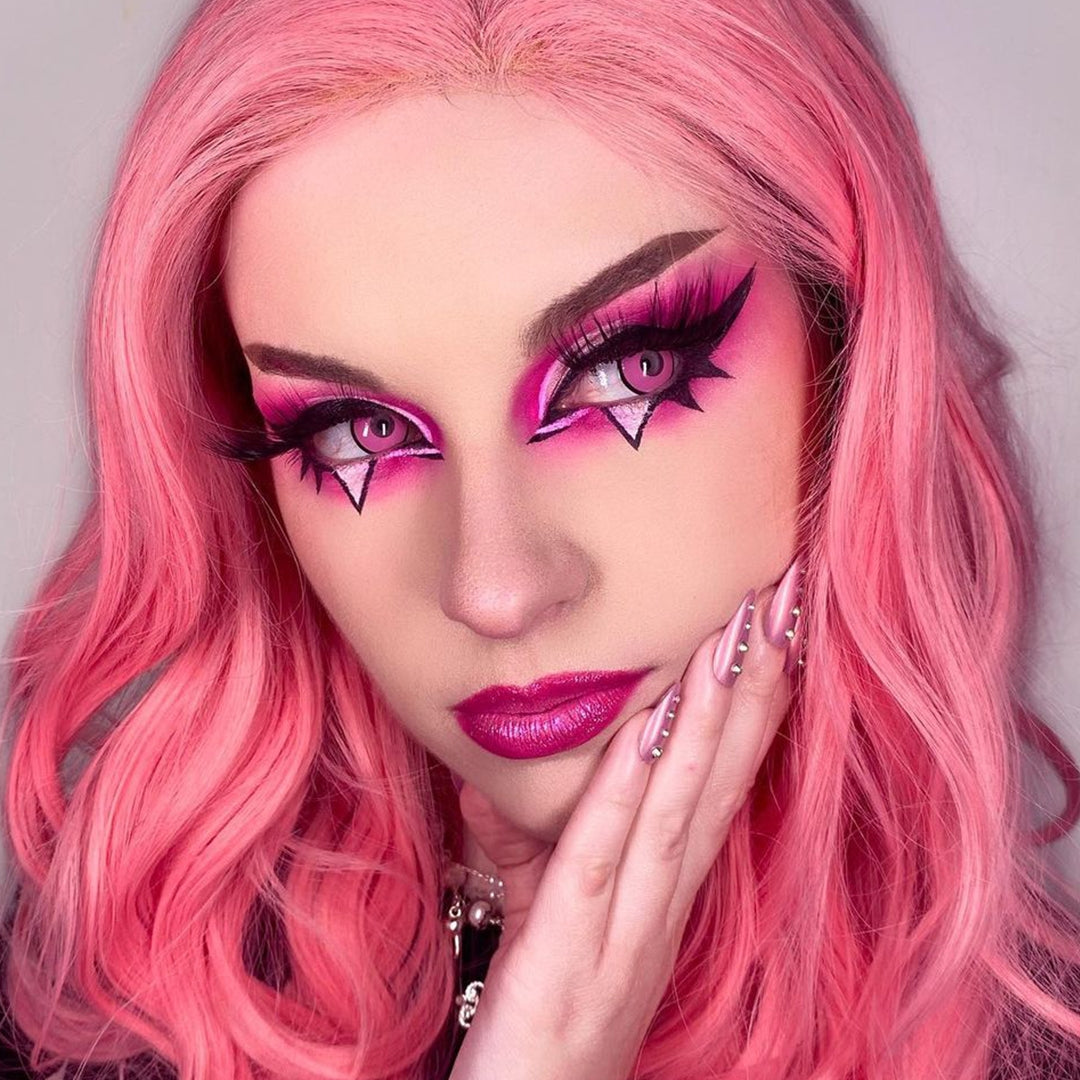 Nezuko Pink Manson Contacts
