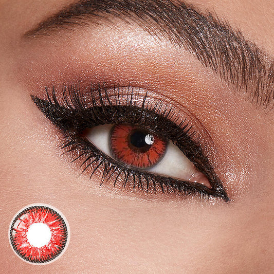 Nonno Red Colored Contact Lenses