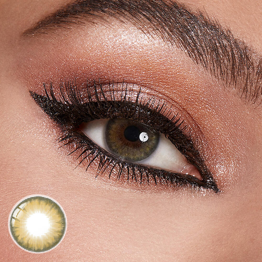 Pro Khaki brown Colored Contacts