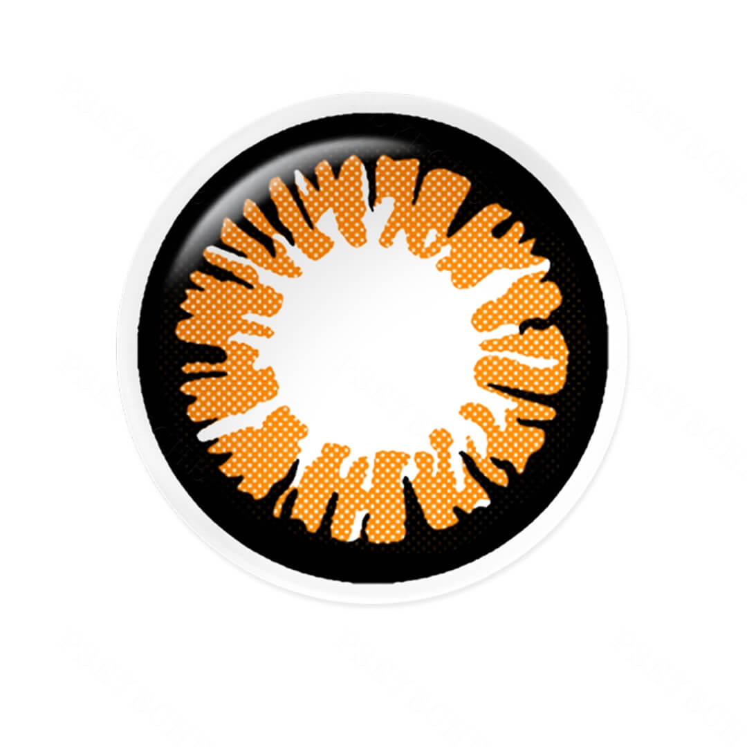 Glamor Orange Contacts