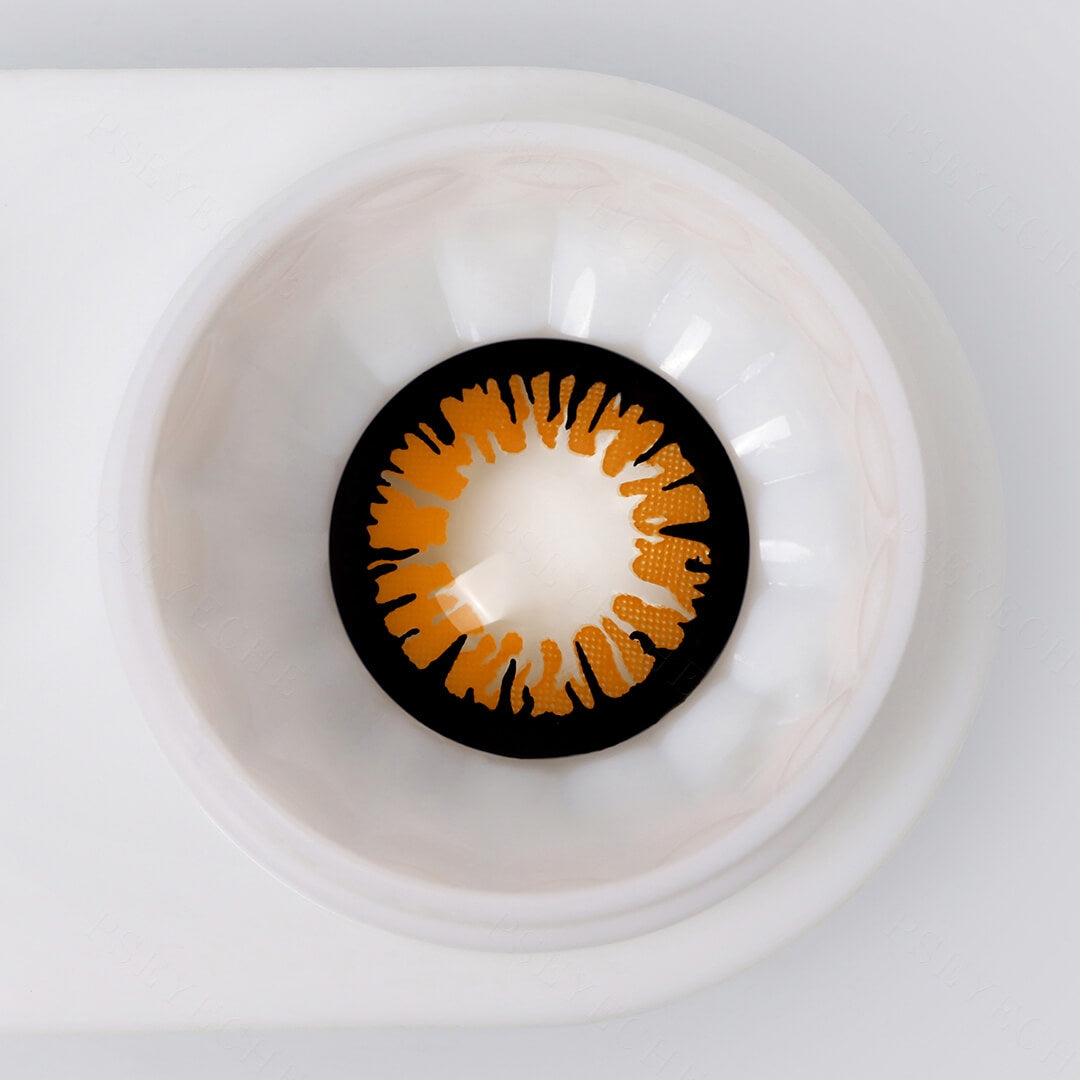 Glamor Orange Contacts
