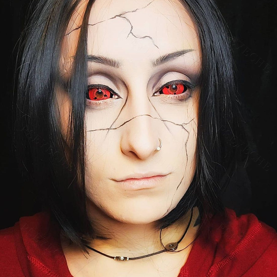Uchiha Sharingan Sclera Contacts