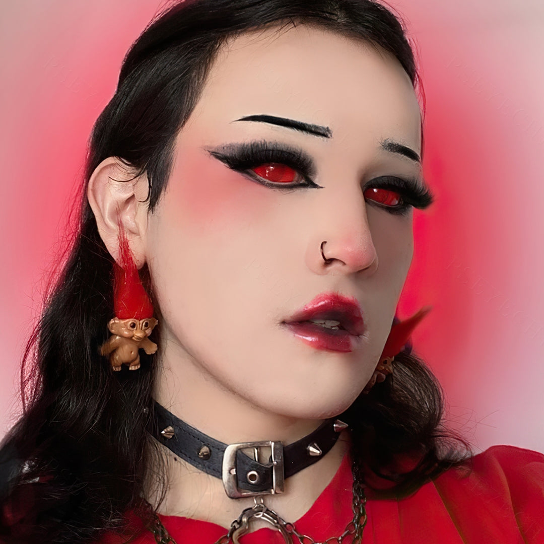 mesh contactl enses for cosplay