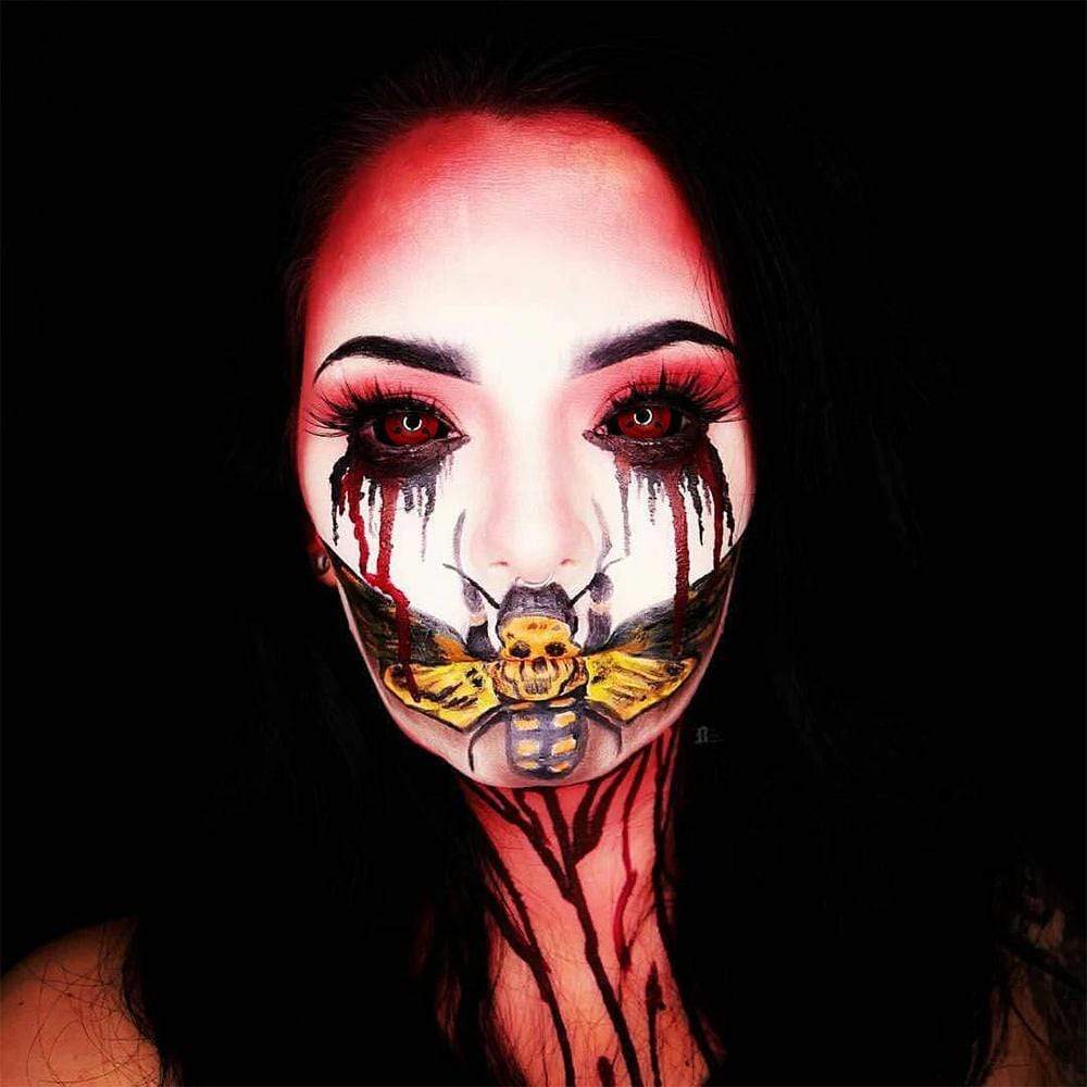 3 Tomoe Sharingan Sclera Contacts for cosplay