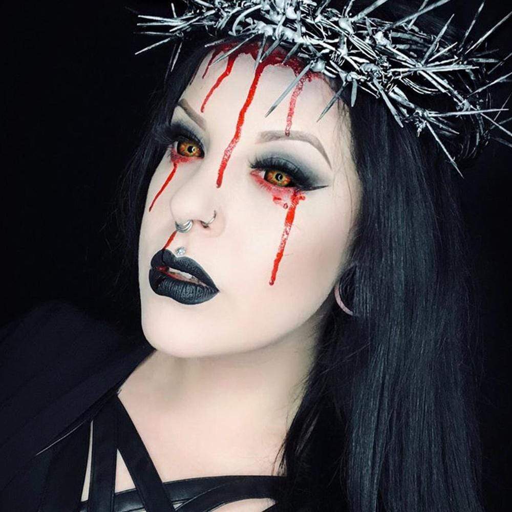 Flare Darth Maul Sith Sclera Contacts for Halloween Cosplay