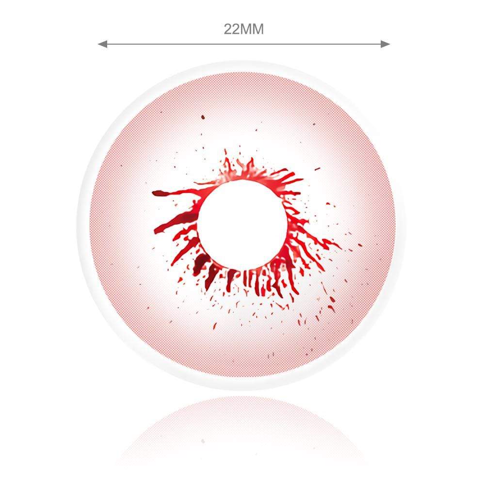 Pink Zombie Sclera eye Contacts