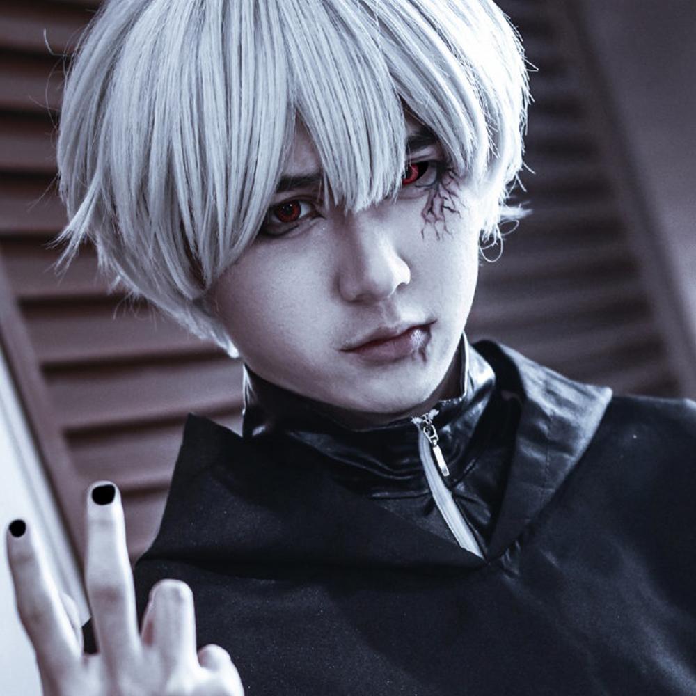 Red Shock Sclera Contacts for cosplay