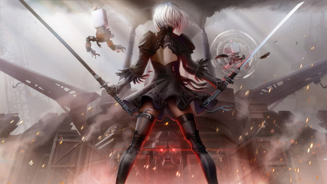 2B Cosplay Guide: Outfit, Wig, Makeup & Ice Gray Contact Lenses