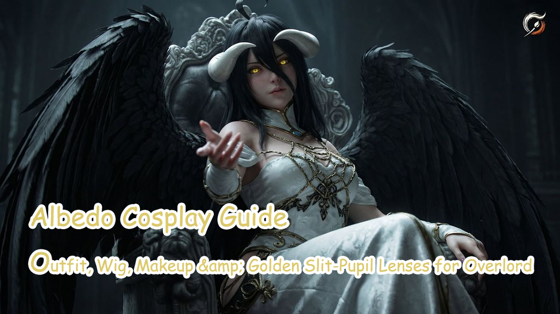 Albedo Cosplay Guide: Outfit, Wig, Makeup & Golden Slit-Pupil Lenses for Overlord
