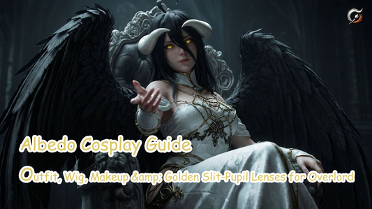 Albedo Cosplay Guide: Outfit, Wig, Makeup & Golden Slit-Pupil Lenses for Overlord