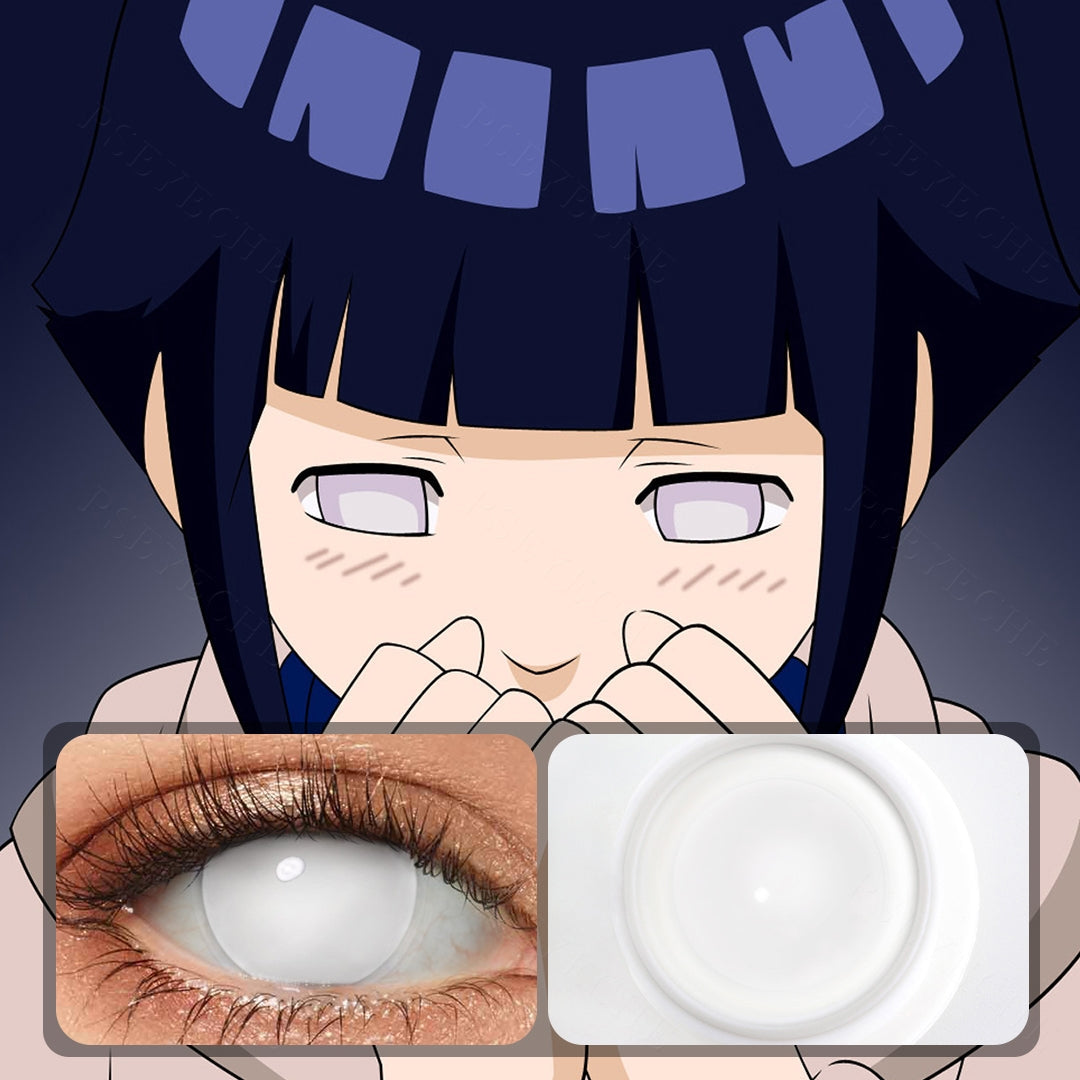 Blind White Contacts for Anime Cosplay