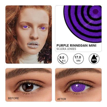Purple Rinnegan Mini Sclera Lenses