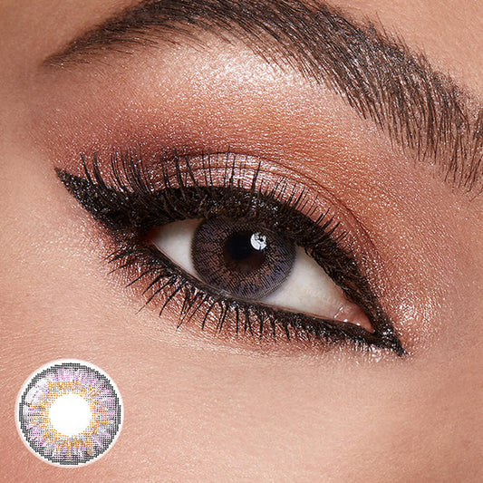3 Tone Amethyst Colored Contacts