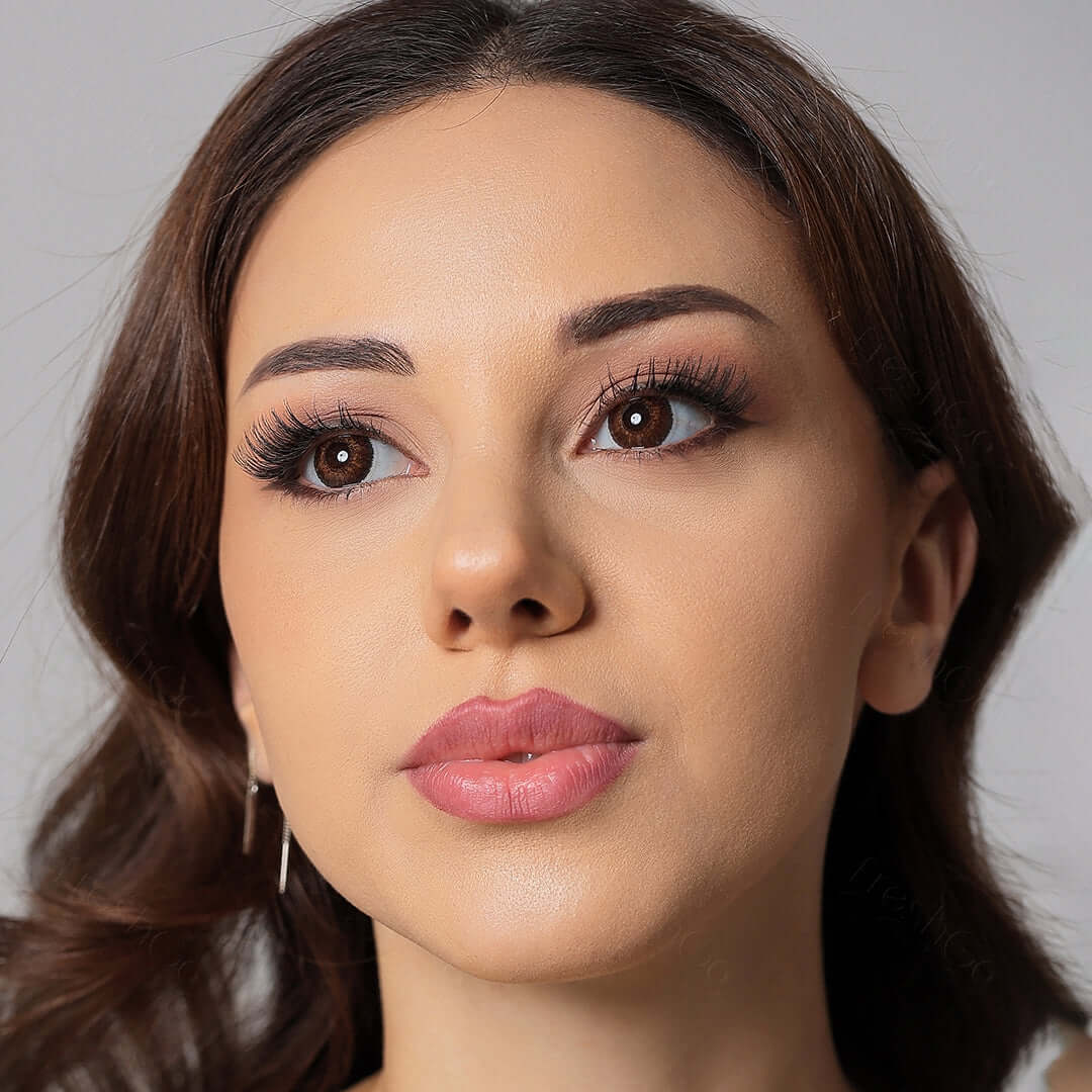 3 tone brown contacts on brown eyes