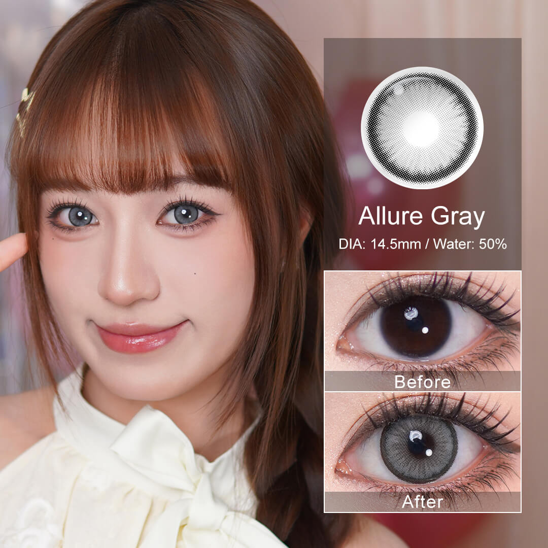 Allure Gray Daily Contact Lenses