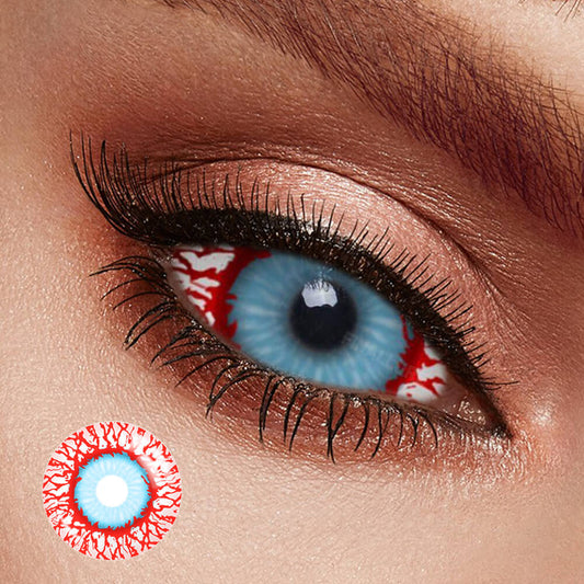 Bloodshot Infected Zombie Sclera Contacts