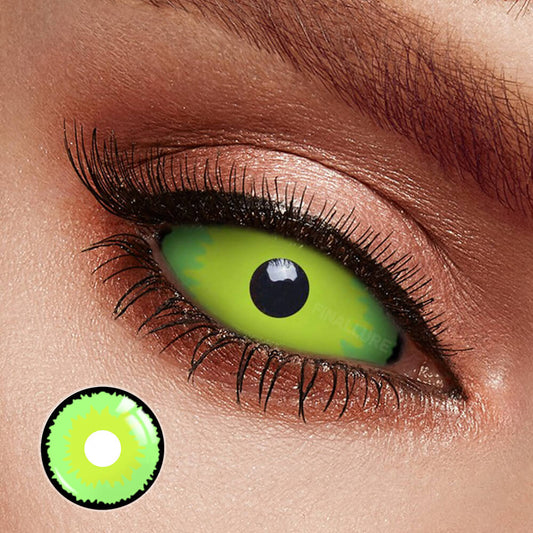 Green Demon Sclera Contacts